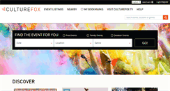 Desktop Screenshot of culturefox.ie